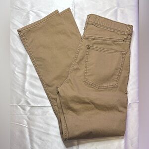 Wrangler Tan Straight-Leg Pants
